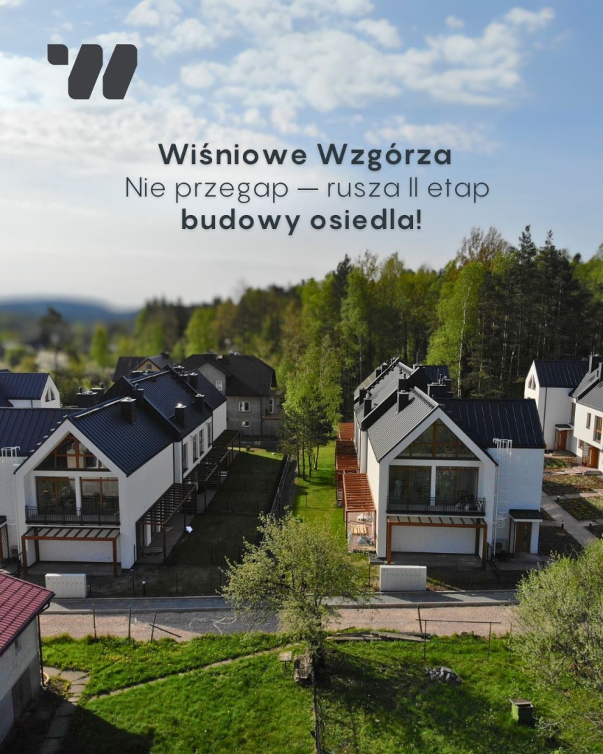 Jesienią startujemy ze sprzedażą II etapu Osiedla Wiśniowe Wzgórza!